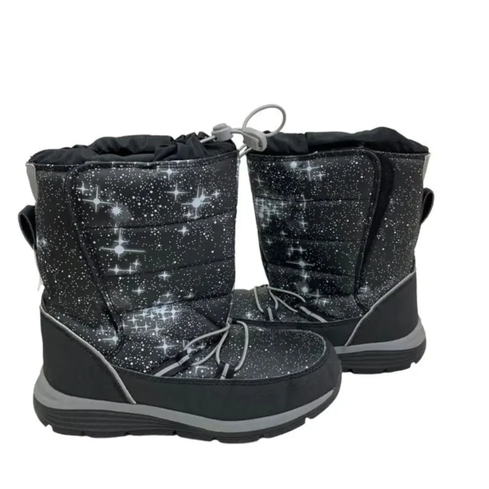 Lands' End Kids Galaxy Space Insulated Waterproof Snow Youth 6 / Women's 7.5-8